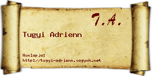 Tugyi Adrienn névjegykártya